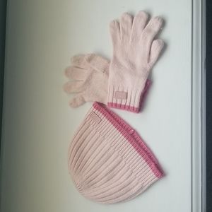 Coach hat and glove set